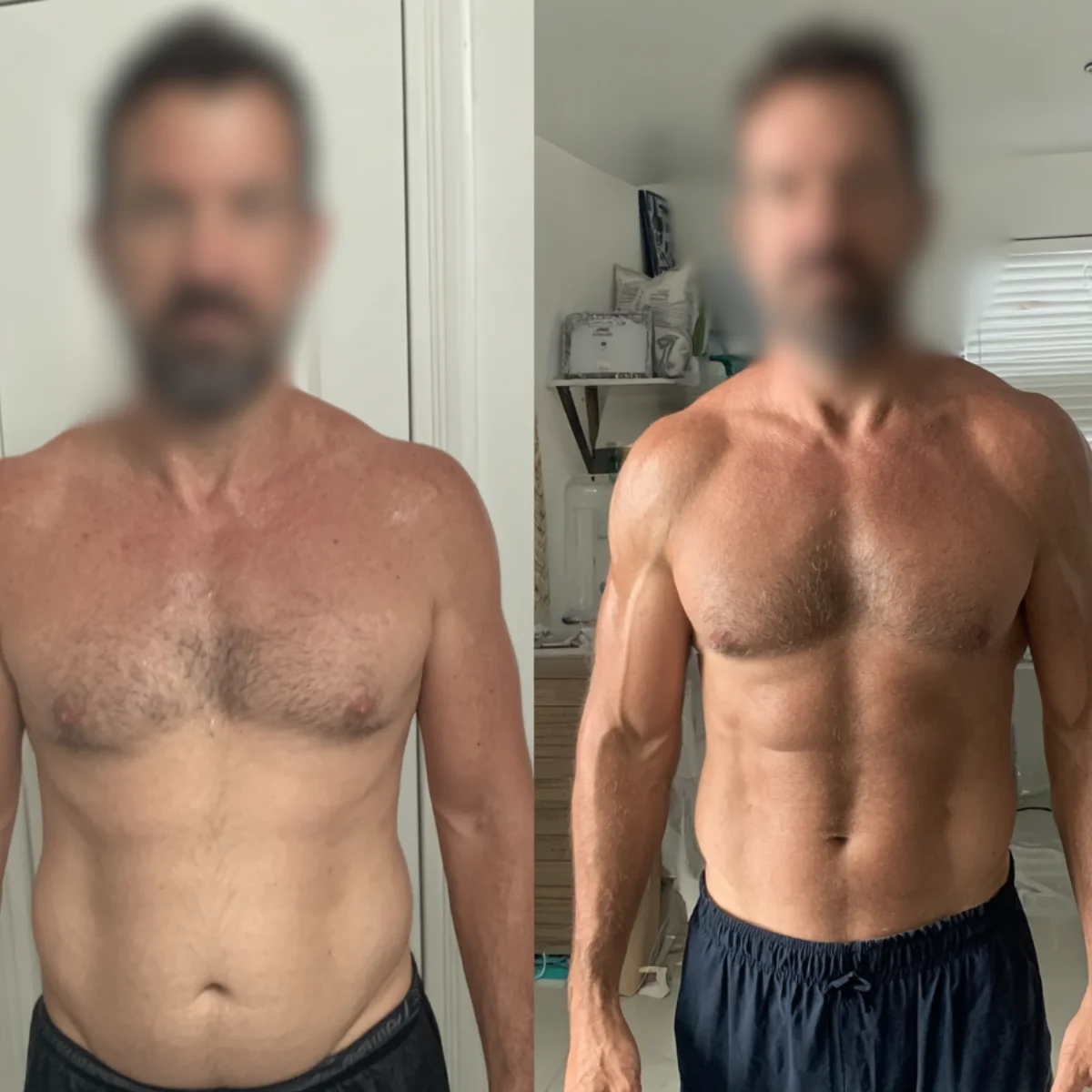James before after results Dubai transformation