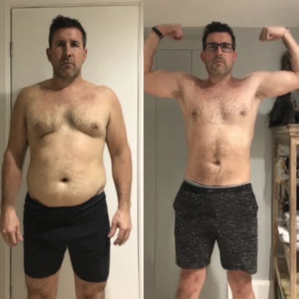 Tom before after results Dubai transformation